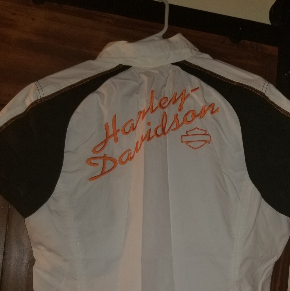 Women's Harley mechanics zip up